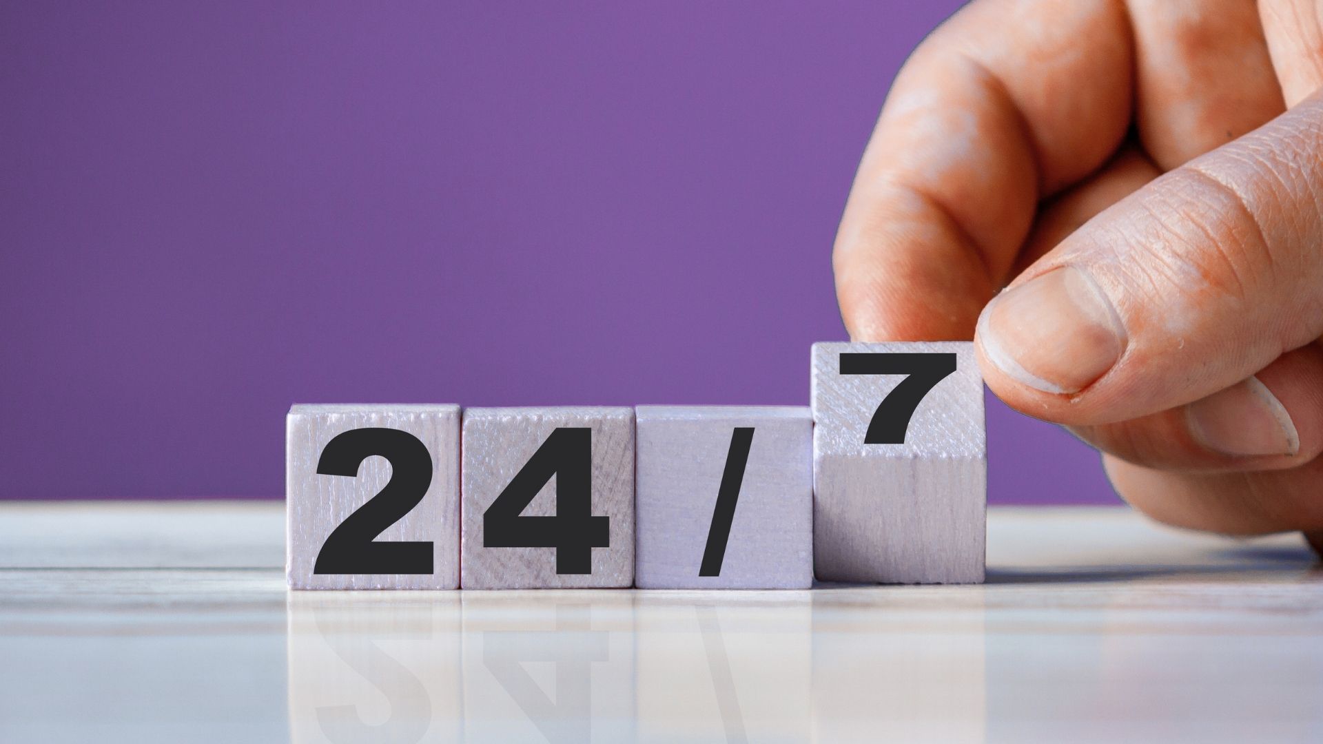 A photo of 24/7 cubes